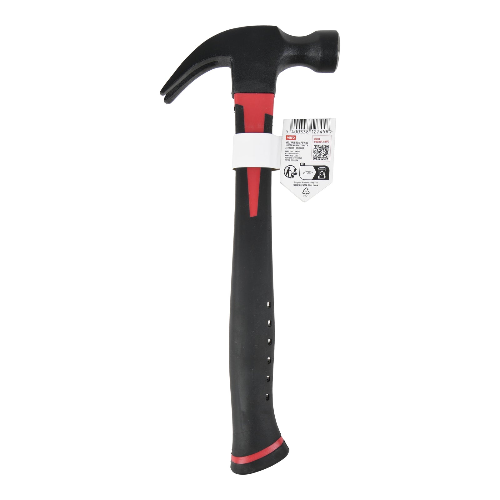 Kløfthammer 450 gram - ergonomisk