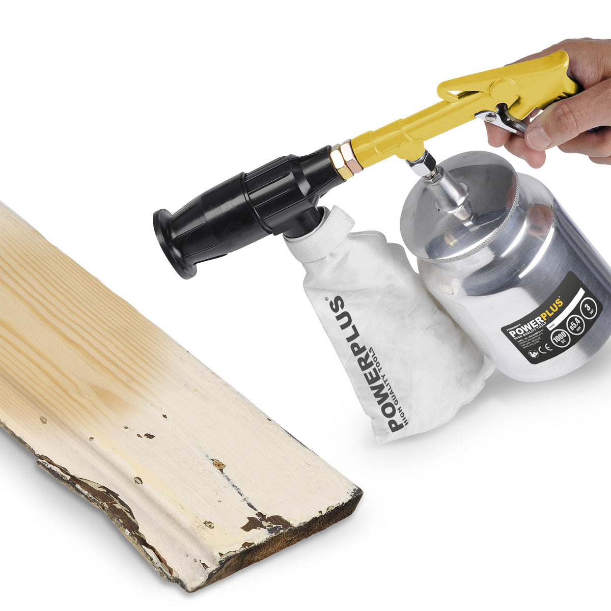 Trykluft sandblæsepistol