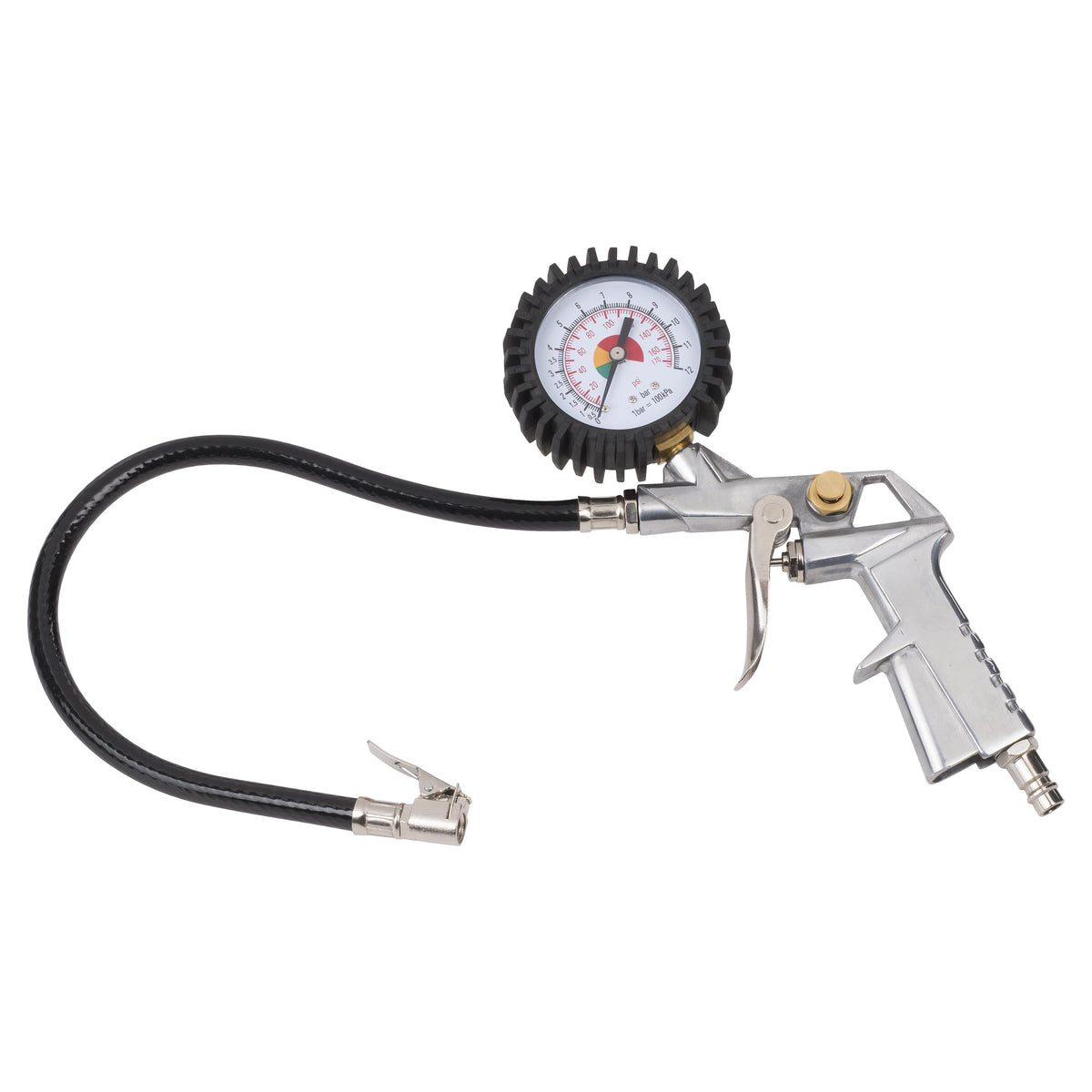 Trykluft pumpepistol med manometer