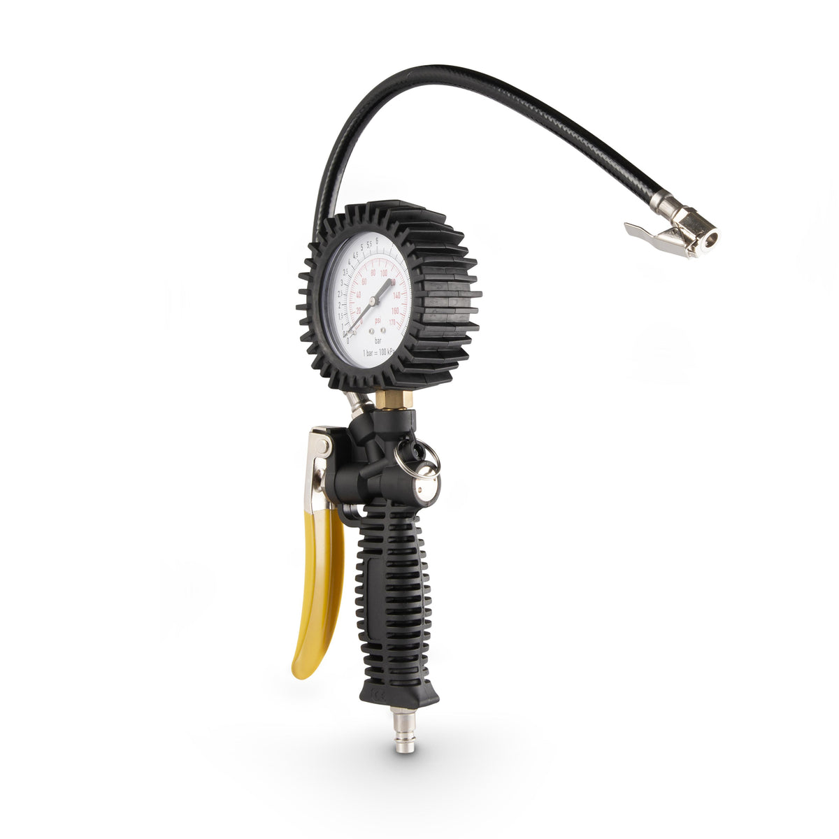 Trykluft pumpepistol med manometer