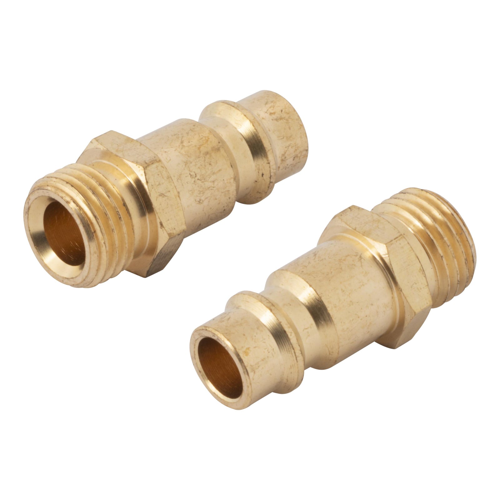 Han-nippel (Euro) 1/4" med udvendigt gevind – 2 stk.