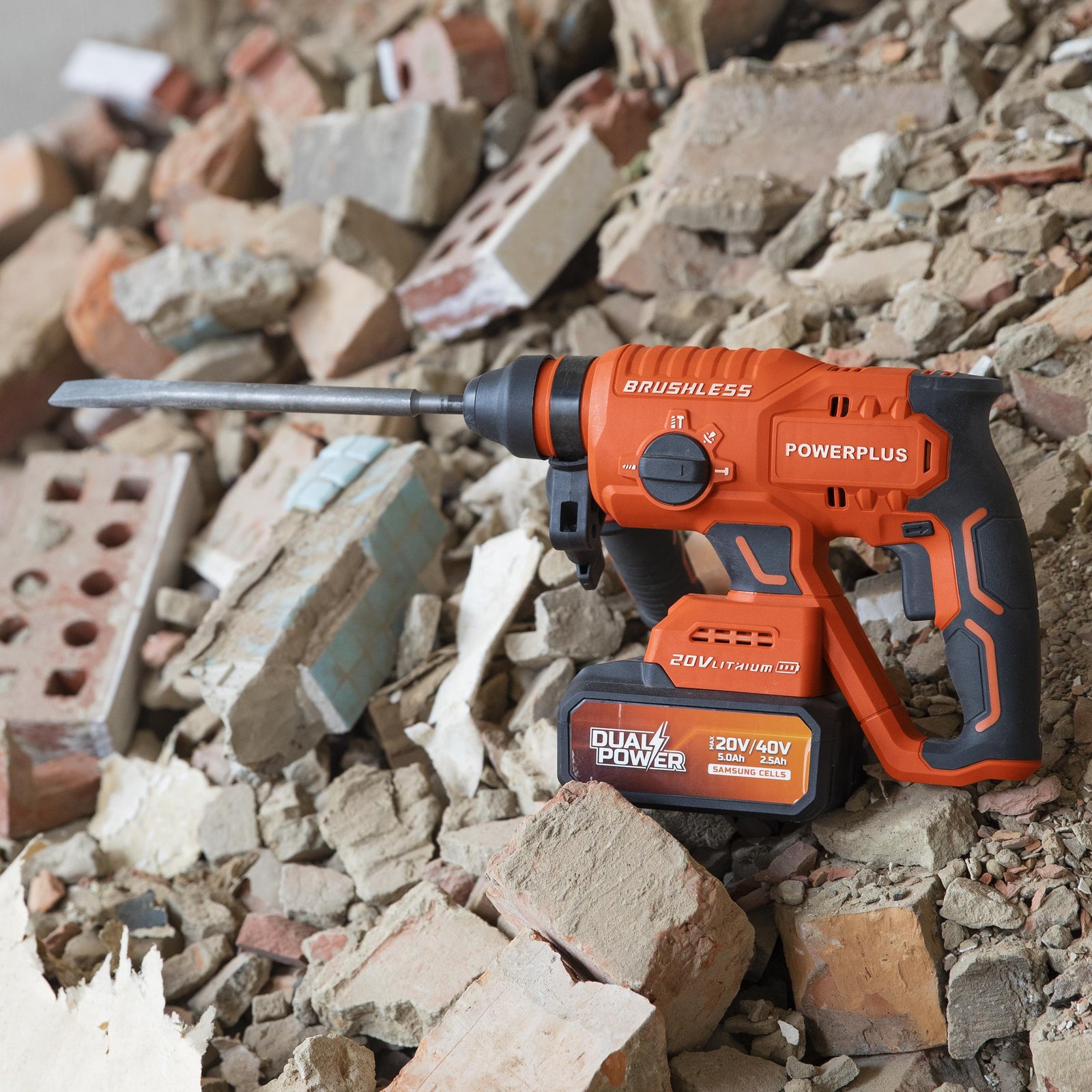 Borehammer 3 Joule 20 V (Uden batteri)
