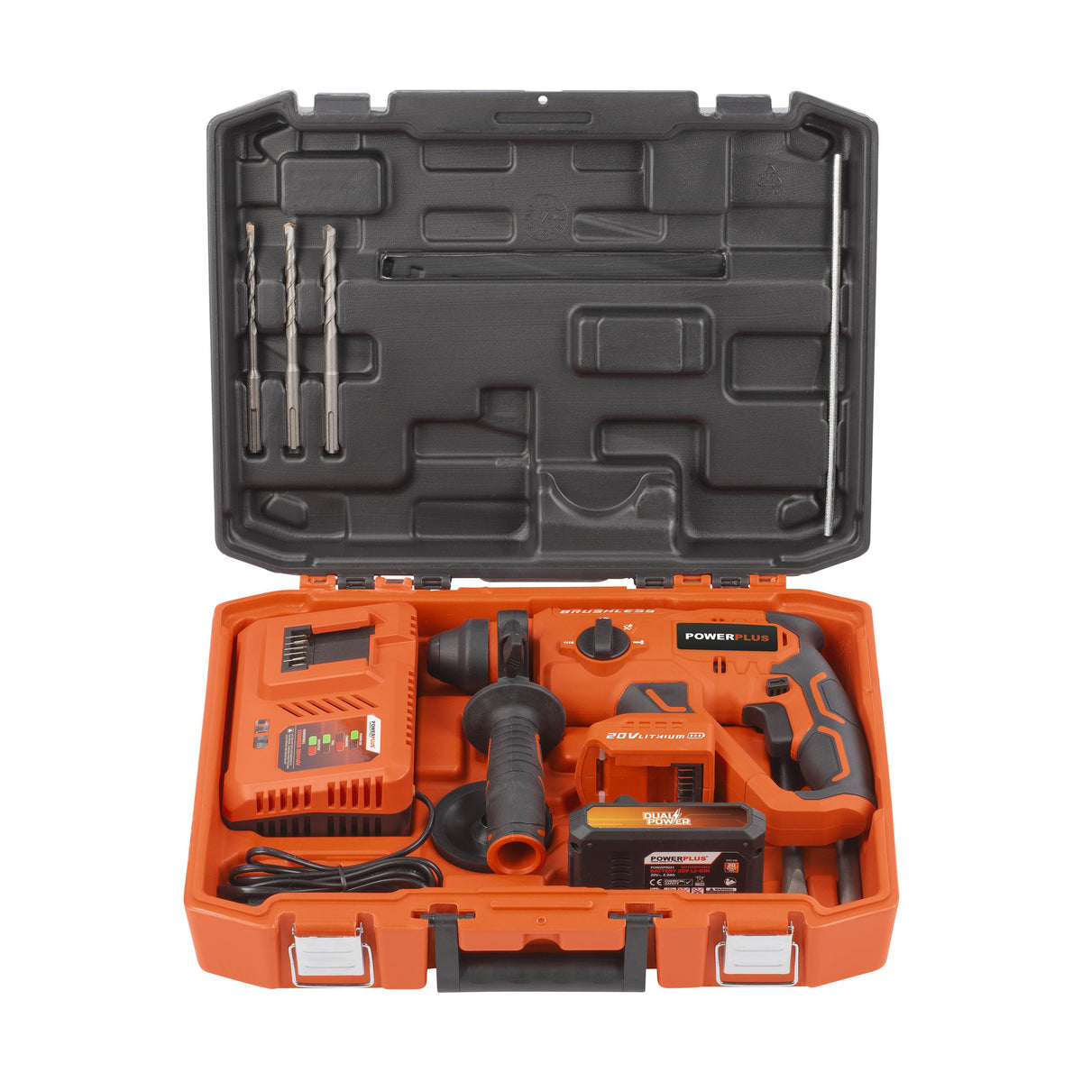 Borehammer 3 Joule 20 V i kuffert (Med batteri)