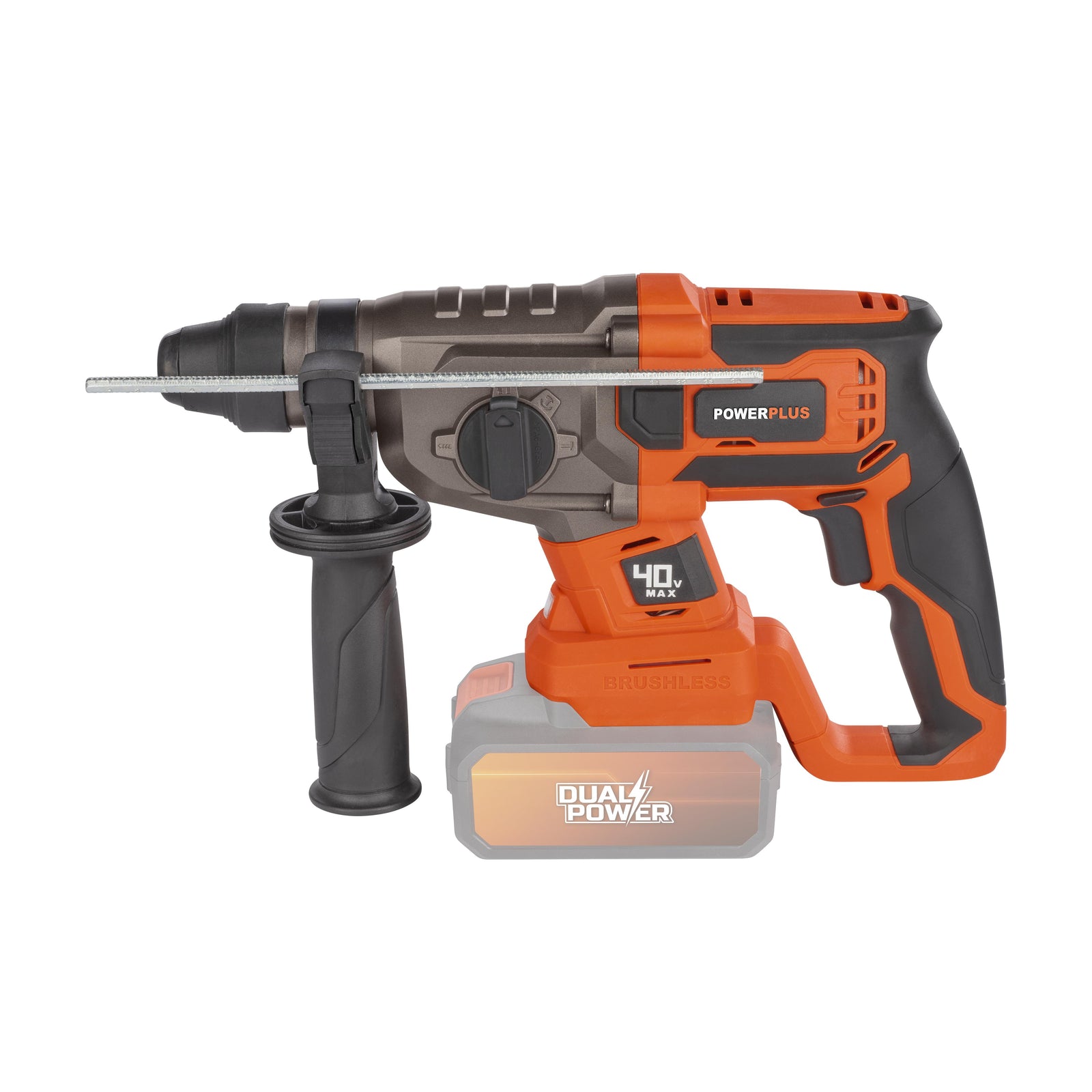 Borehammer 40V 3 joule + 5 tilbehør