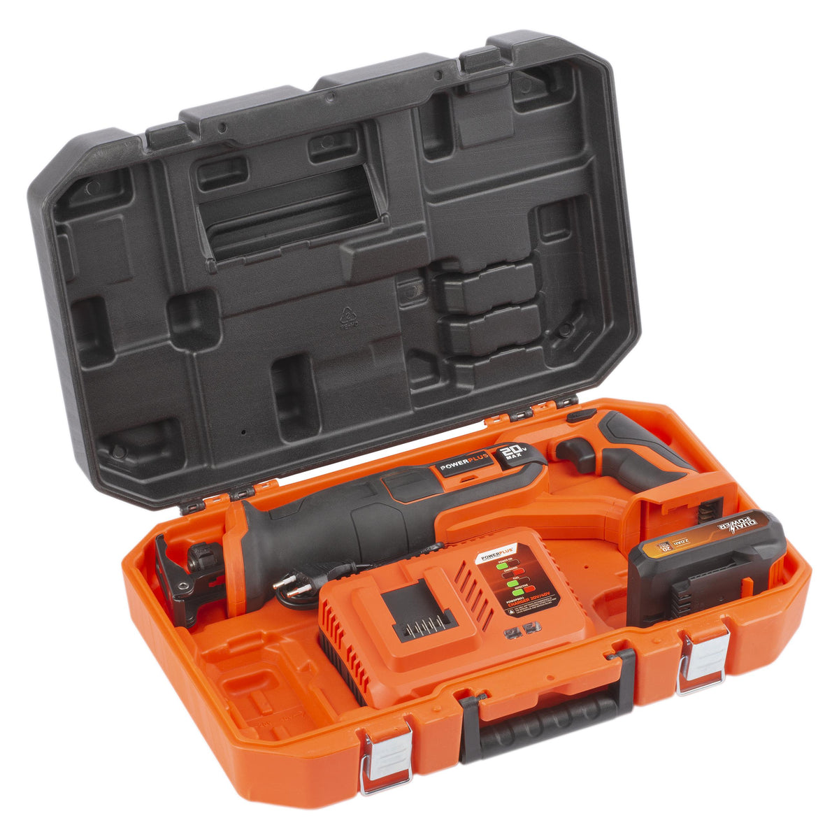 Bajonetsav 20V i kuffert med batteri 20V
