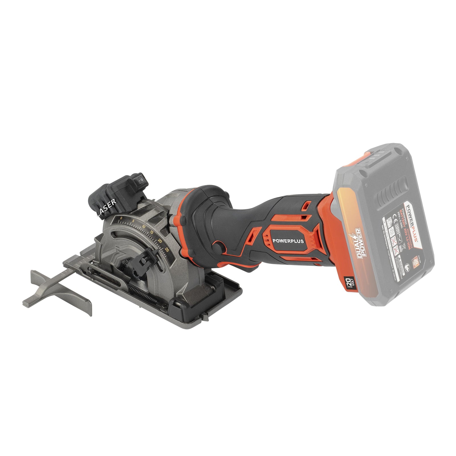 Dyksav 20V Ø 89 mm + 6 tilbehør