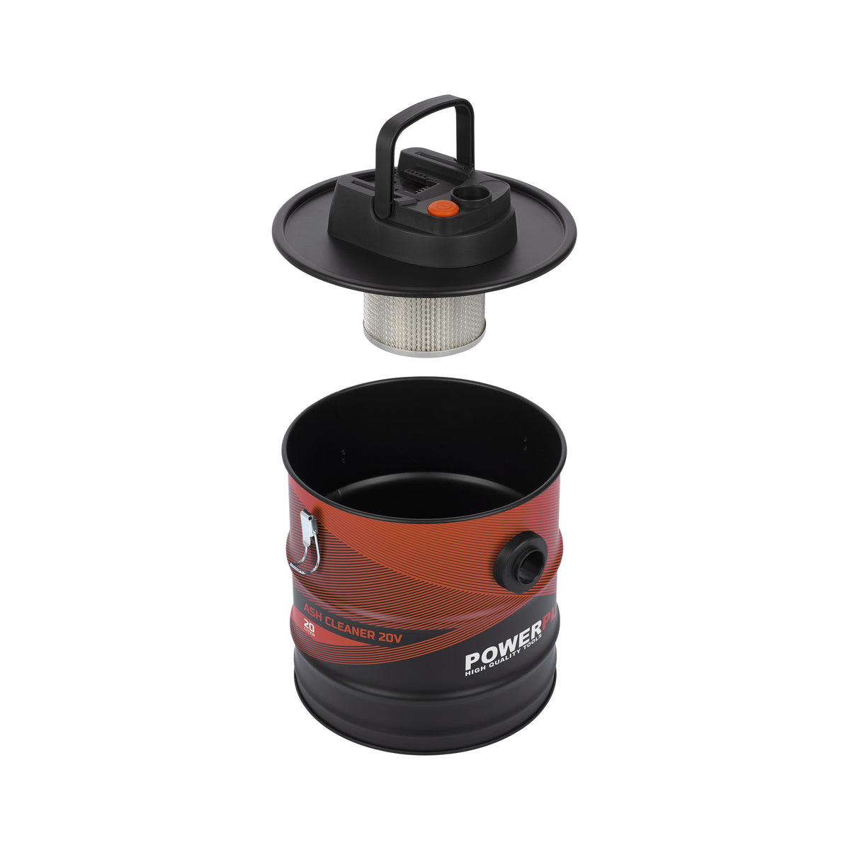 Askesuger 20 liter uden batteri og oplader