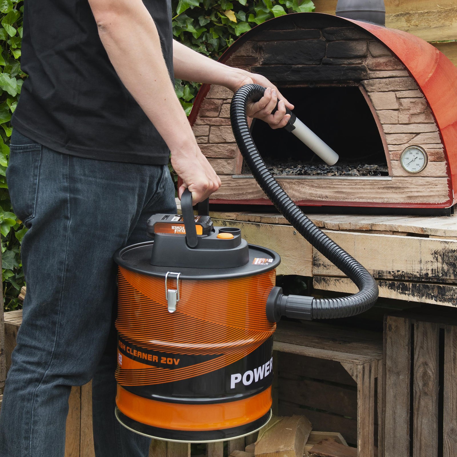 Askesuger 20 liter uden batteri og oplader