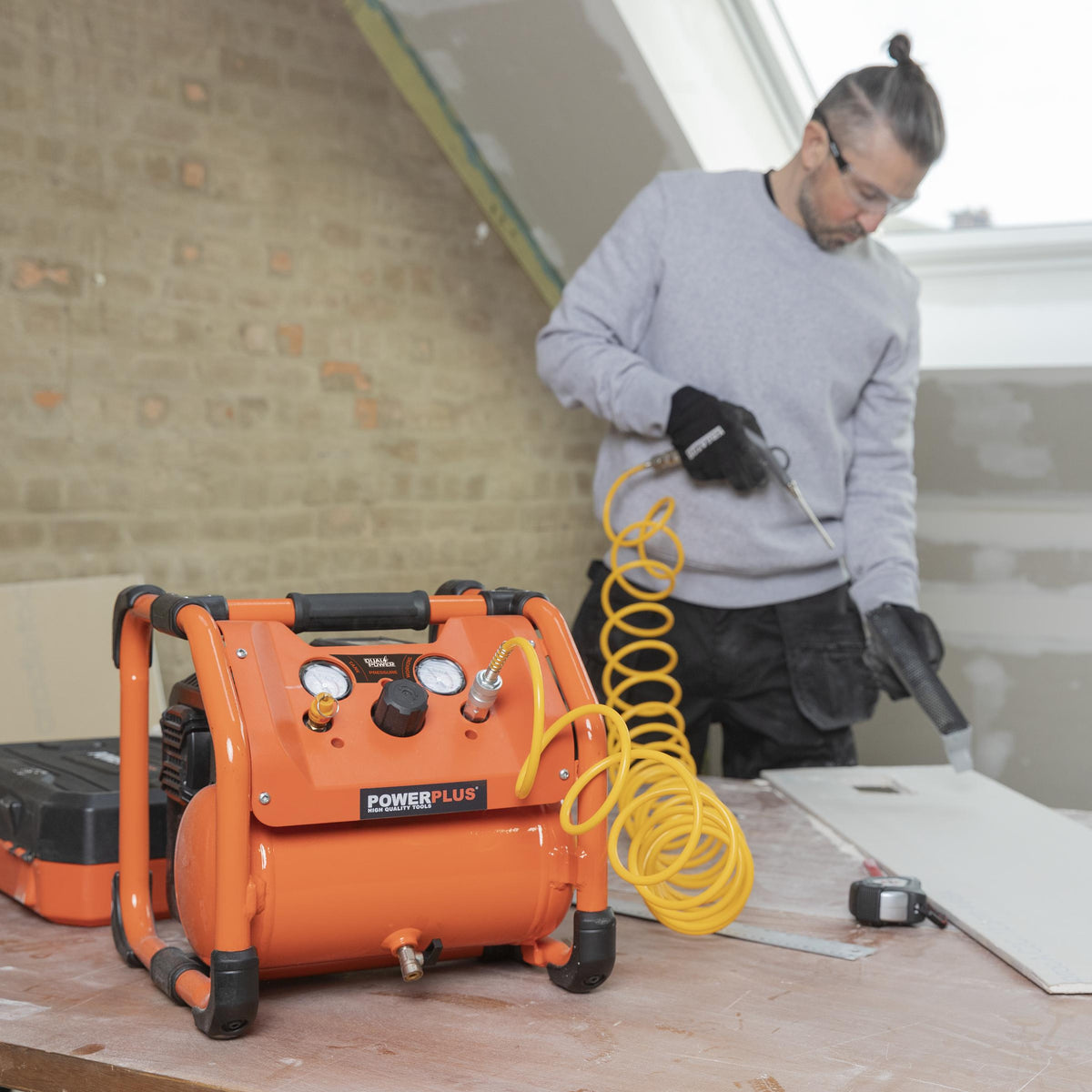 Kompressor 40 Volt x 2 UDEN BATTERI