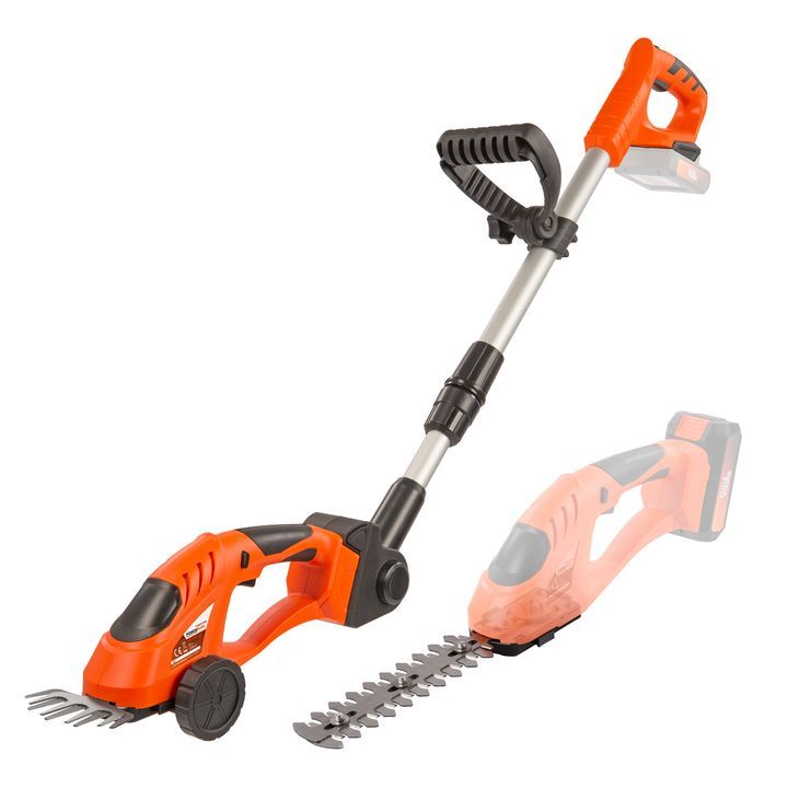 Teleskopisk græssaks og busktrimmer 20V