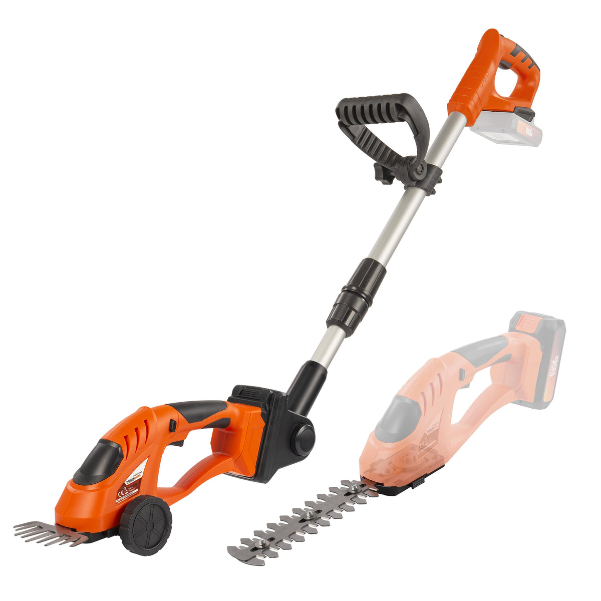 Teleskopisk græssaks og busktrimmer 20V