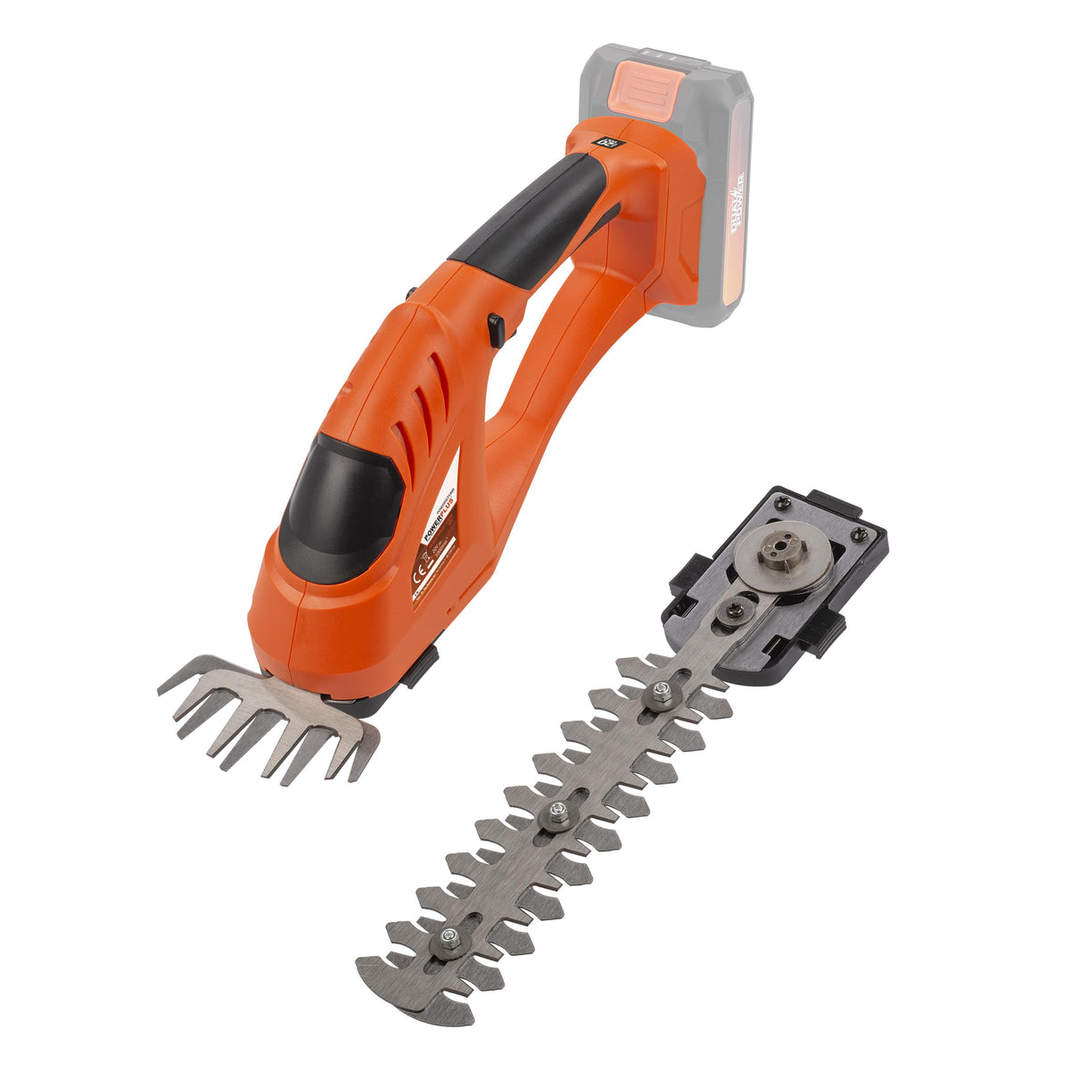 Teleskopisk græssaks og busktrimmer 20V