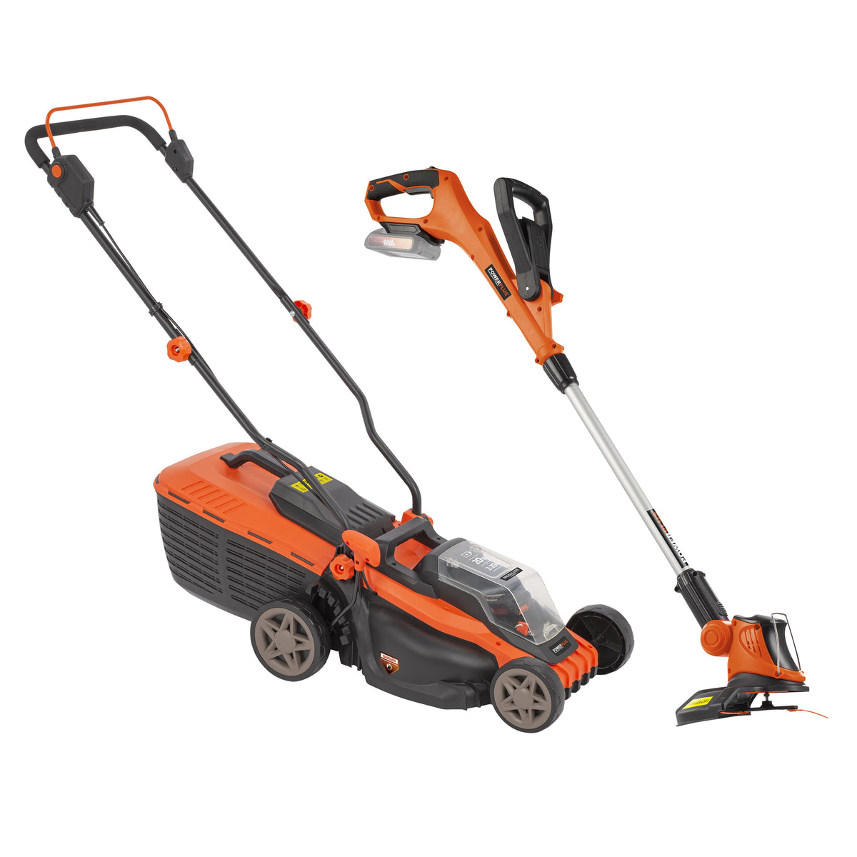 Plæneklipper+Græstrimmer kombipakke 20V