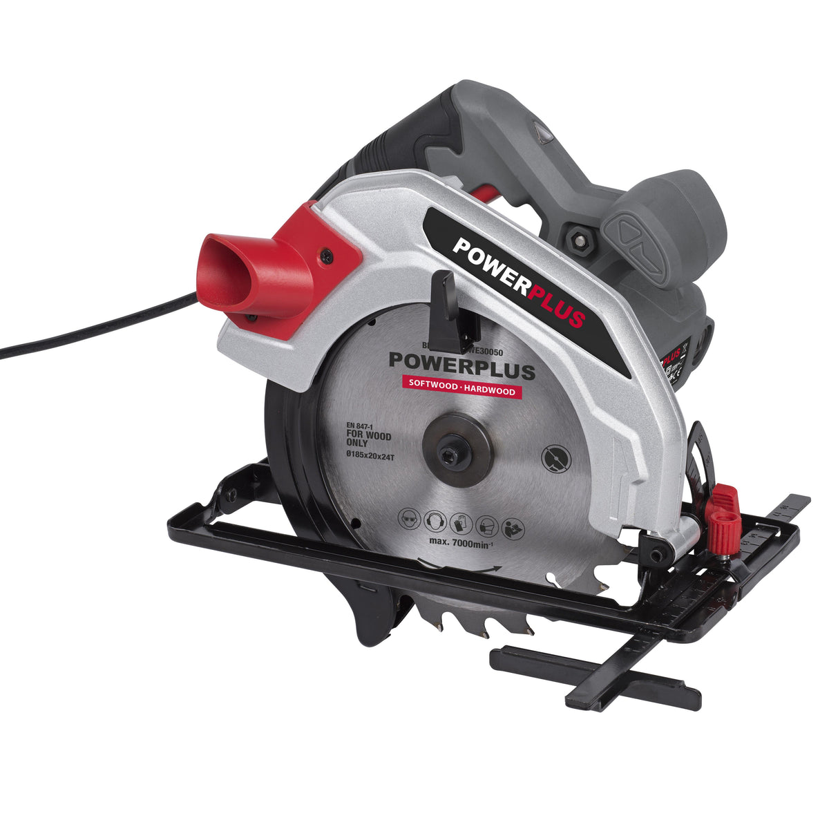 Rundsav 1200 Watt 185mm i kuffert - inkl. savklinger
