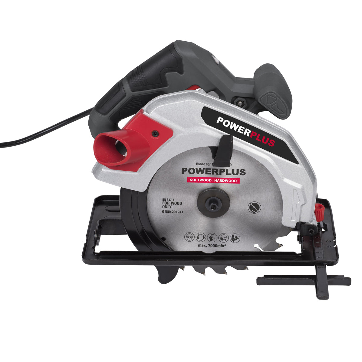 Rundsav 1200 Watt 185mm i kuffert - inkl. savklinger