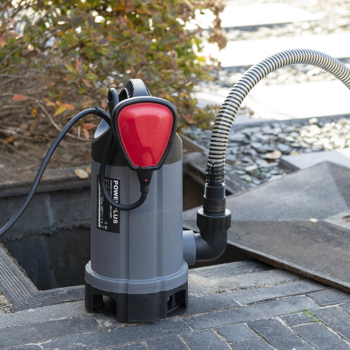 Dykpumpe 750 watt.