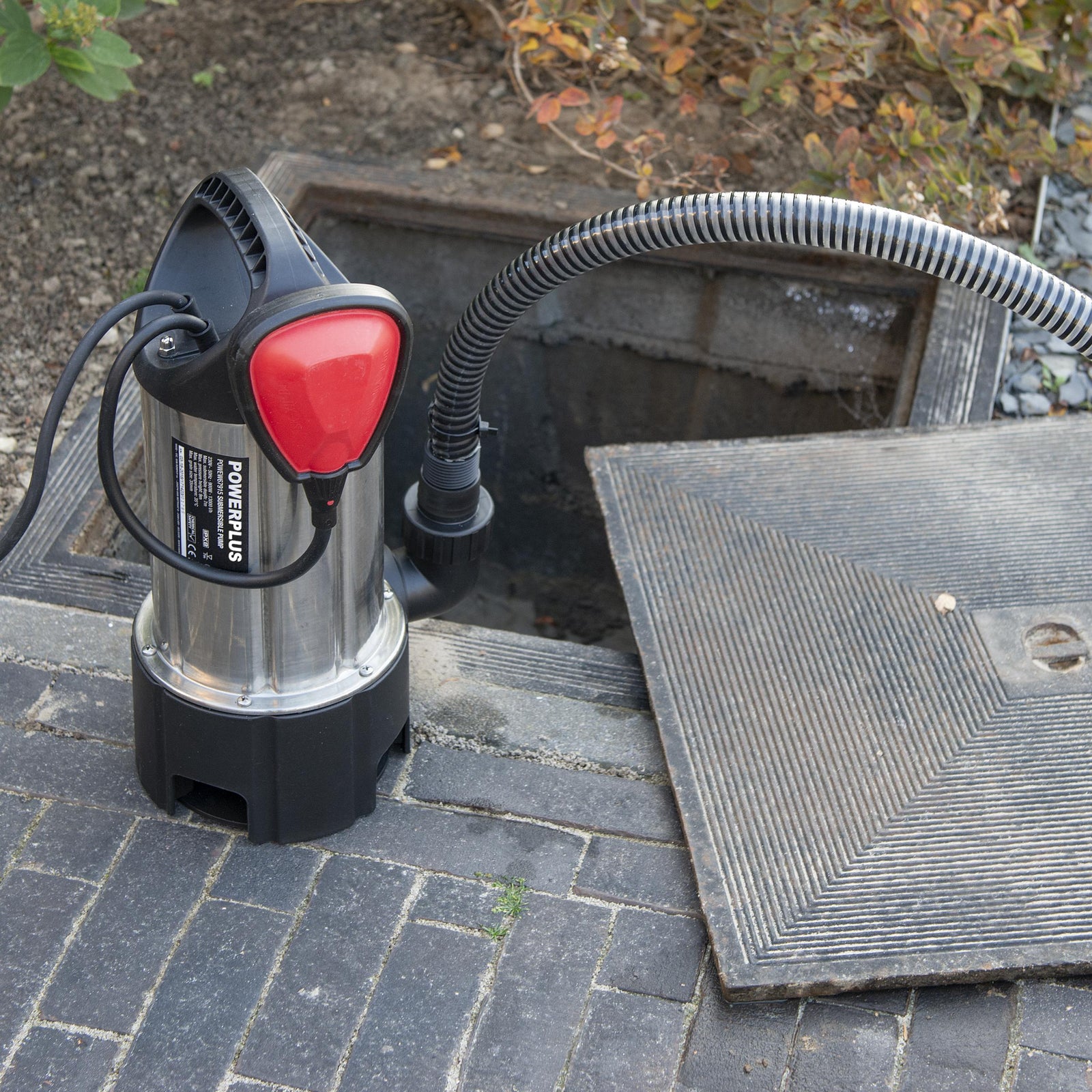 Dykpumpe rustfri 900 watt - 13000 l/t