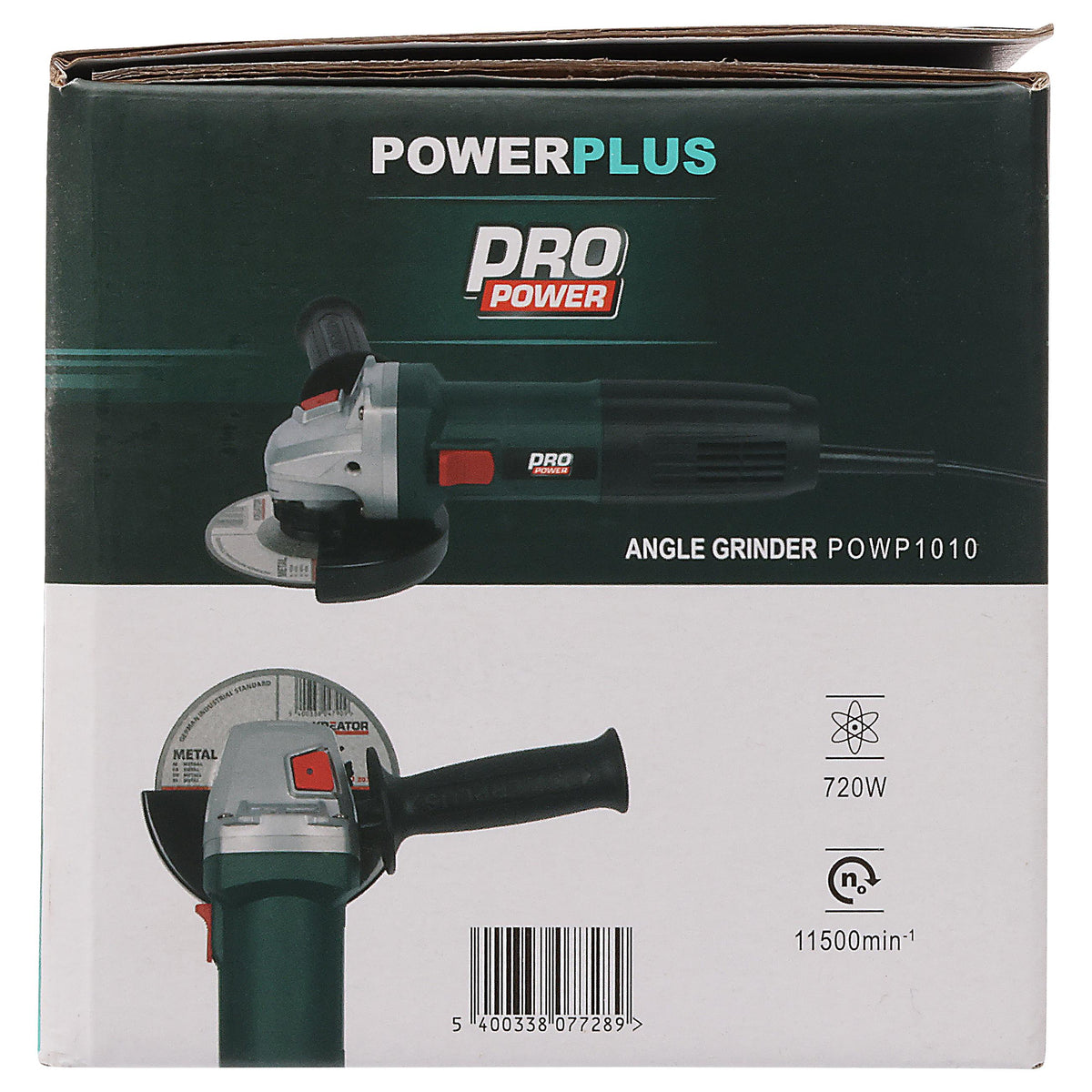Vinkelsliber 115 mm - 720 Watt (Uden skive)