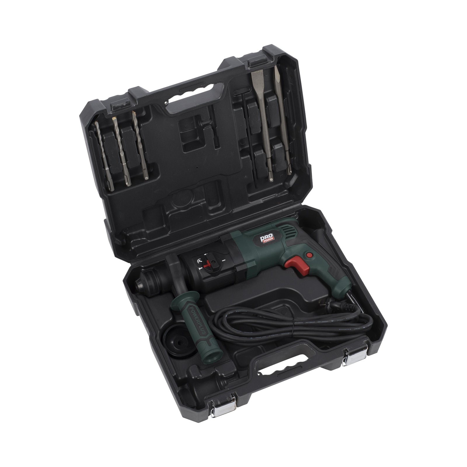 Borehammer 800 watt i kuffert