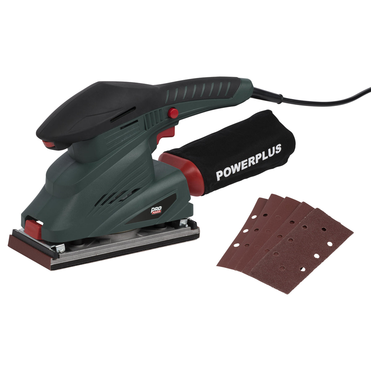 Rystepudser 250 Watt i kuffert + 5 papir