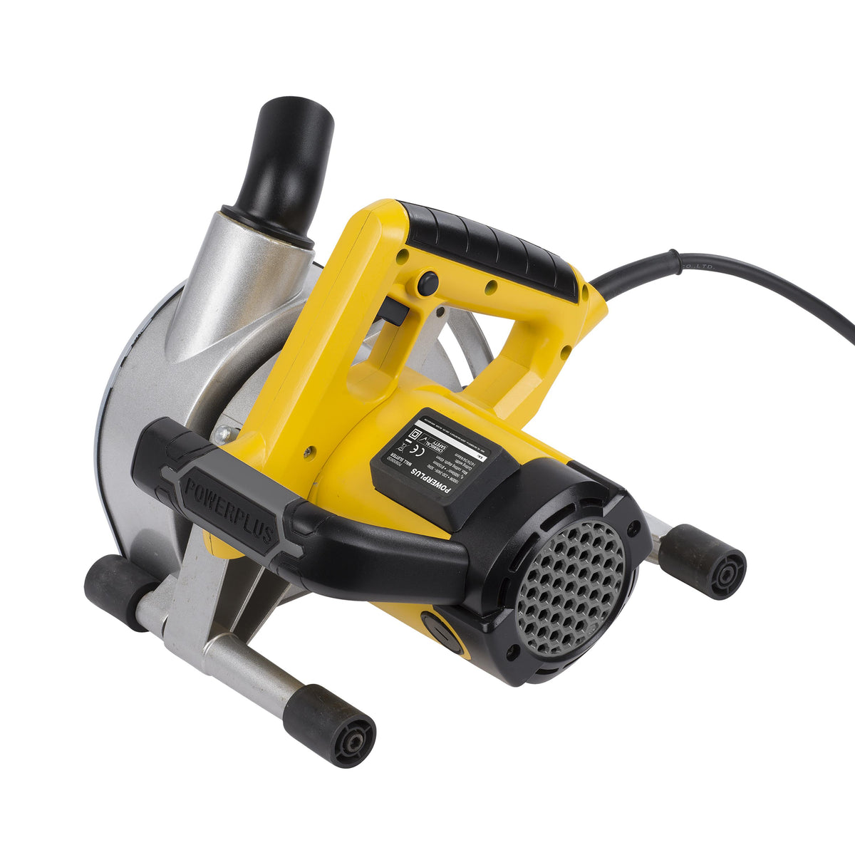 Rillefræser 1800 W til murværk med 2 diamantskiver Ø150 mm
