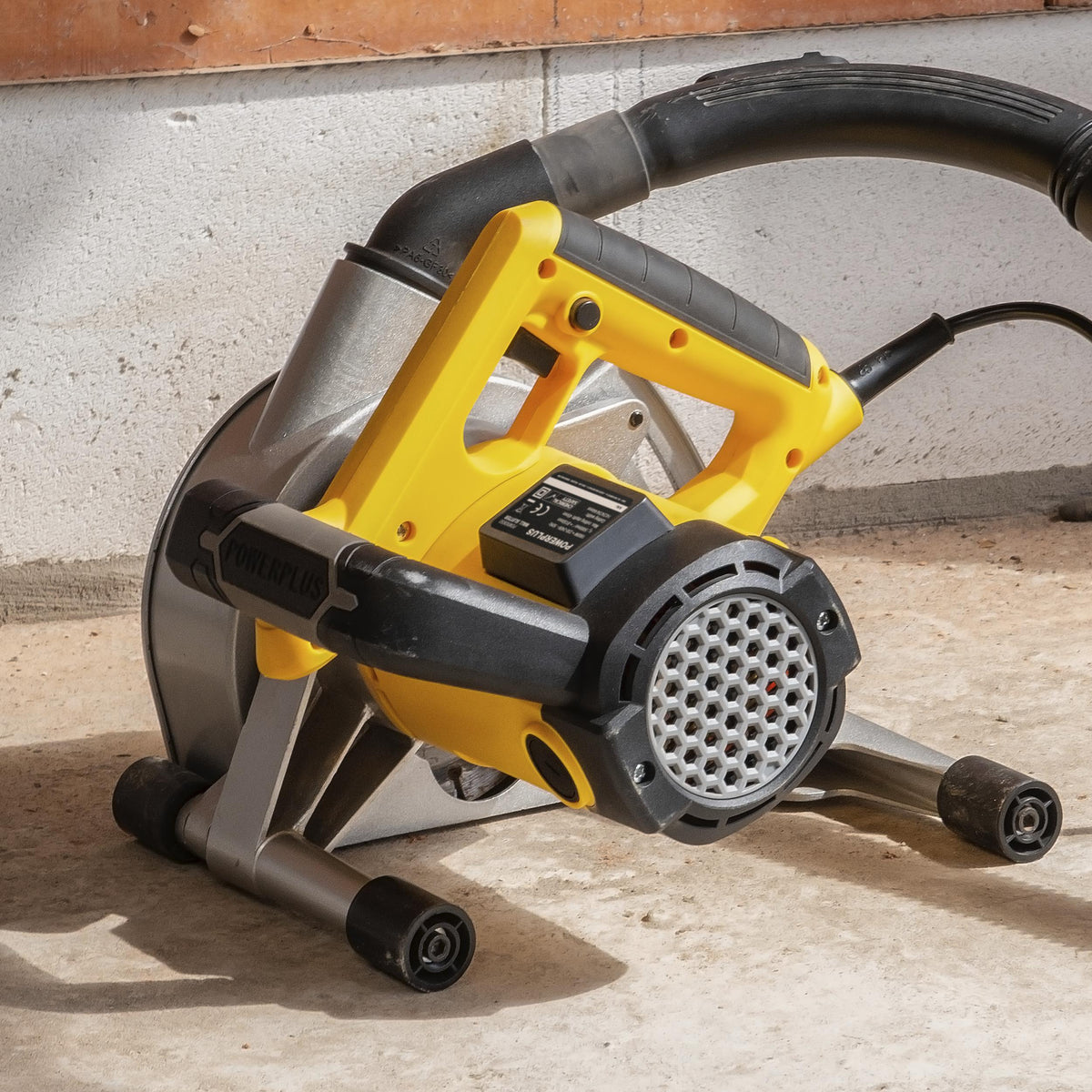 Rillefræser 1800 W til murværk med 2 diamantskiver Ø150 mm