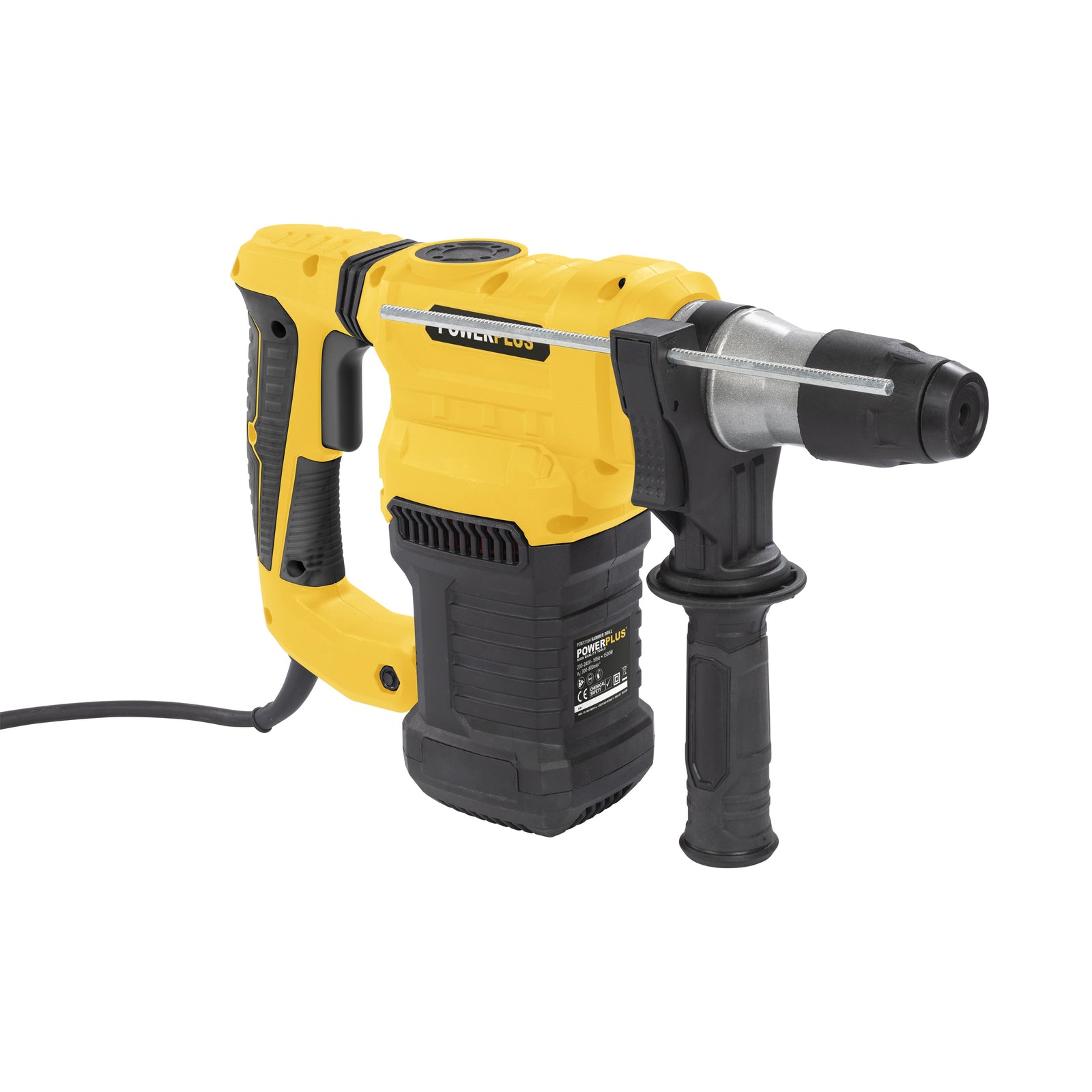 Borehammer i kuffert + 17 dele 5J/1500 W