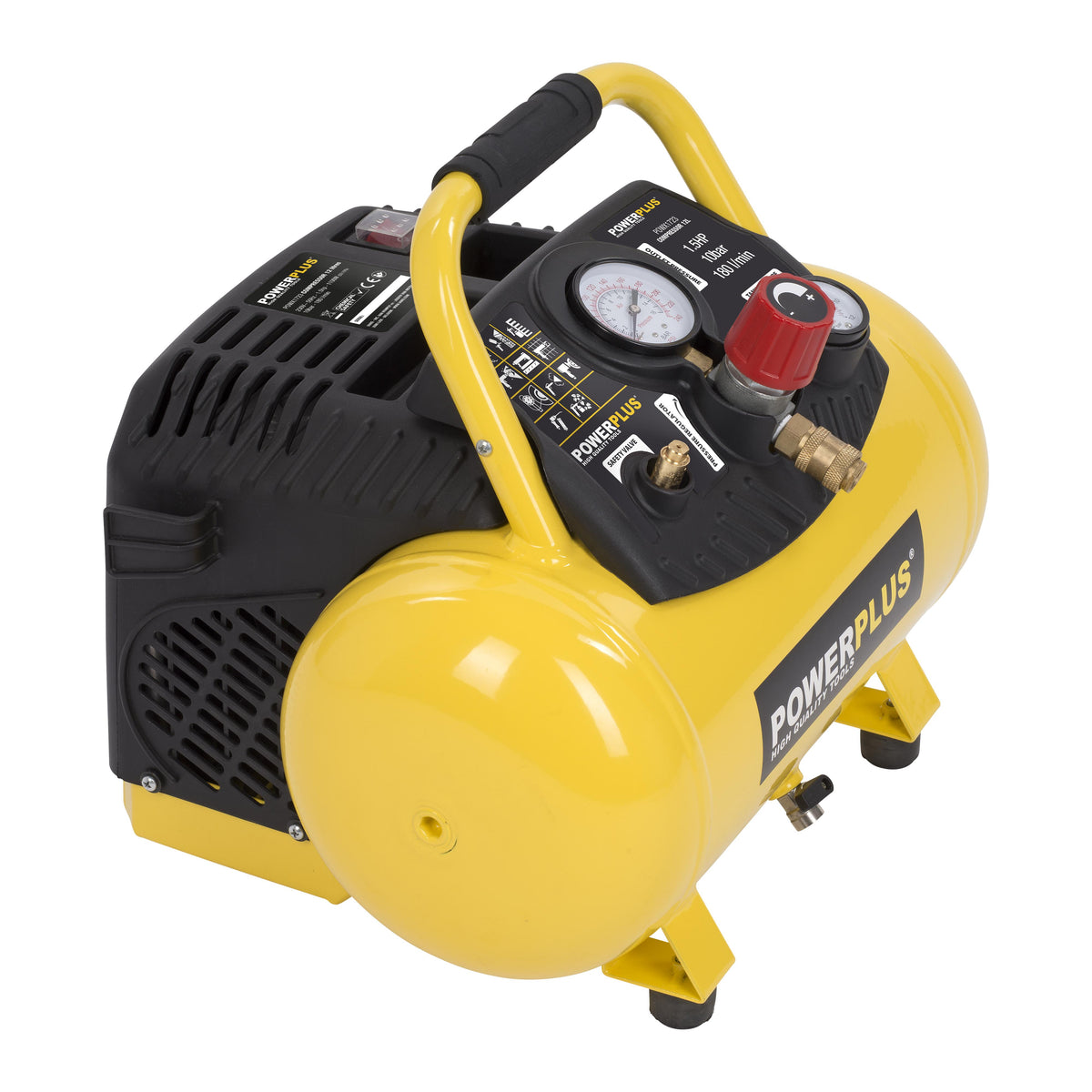 Kompressor 1,5 hk, 12 liter  oliefri