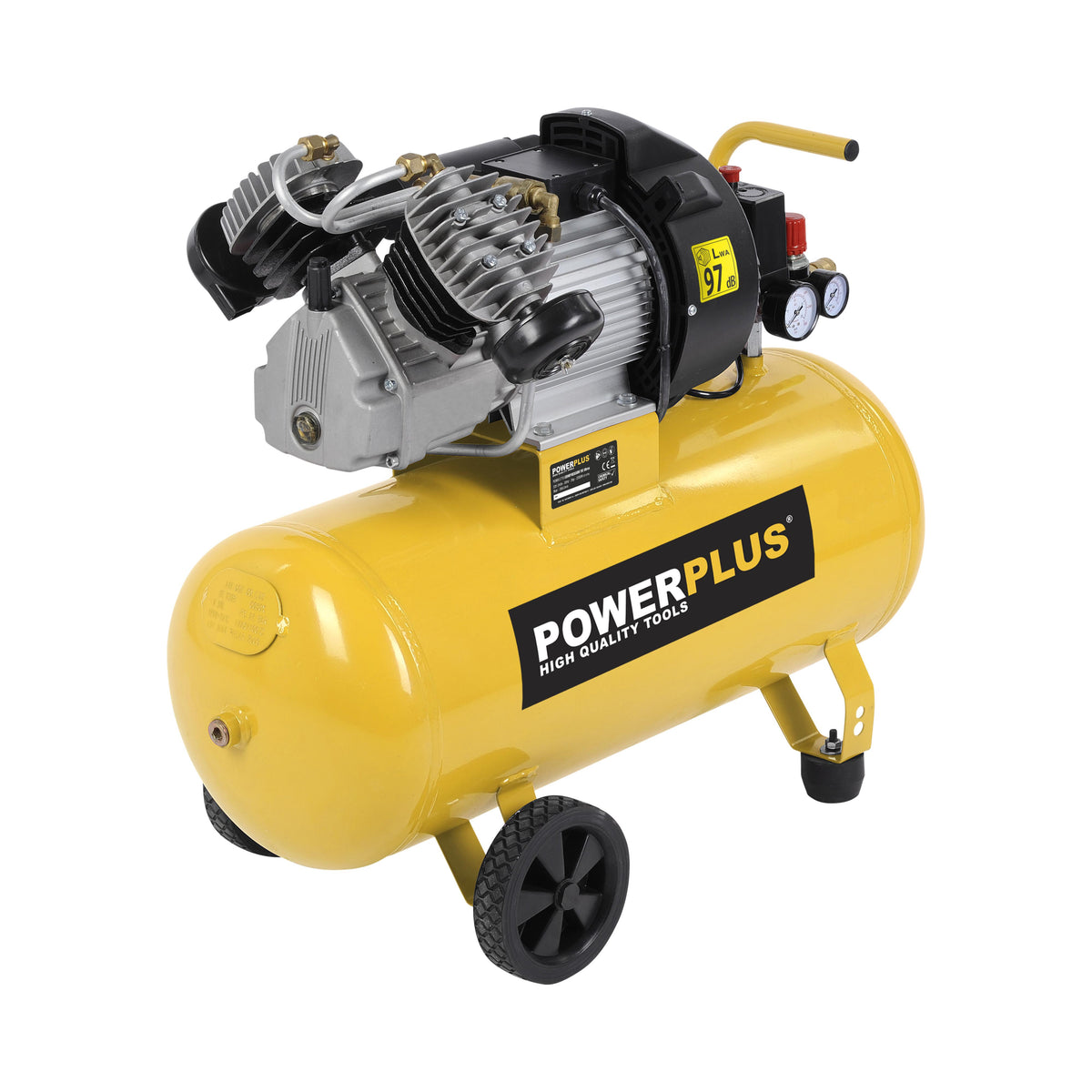Kompressor 3 hk, 50 liter -  oliesmurt