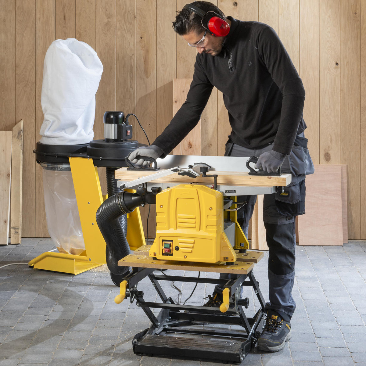 Afretter og tykkelseshøvl 1500 Watt