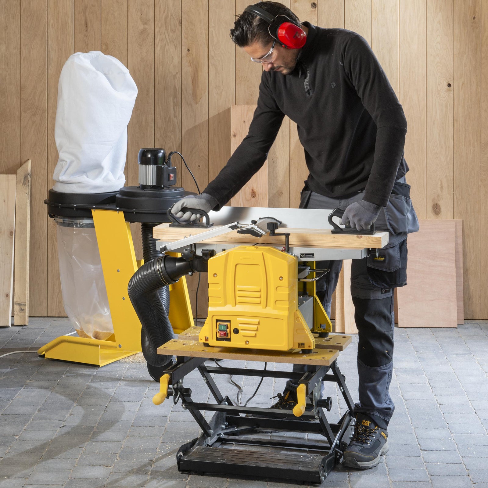 Afretter og tykkelseshøvl 1500 Watt