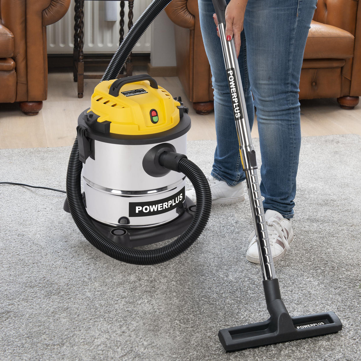 Støvsuger våd/tør 1200 Watt 20 Liter