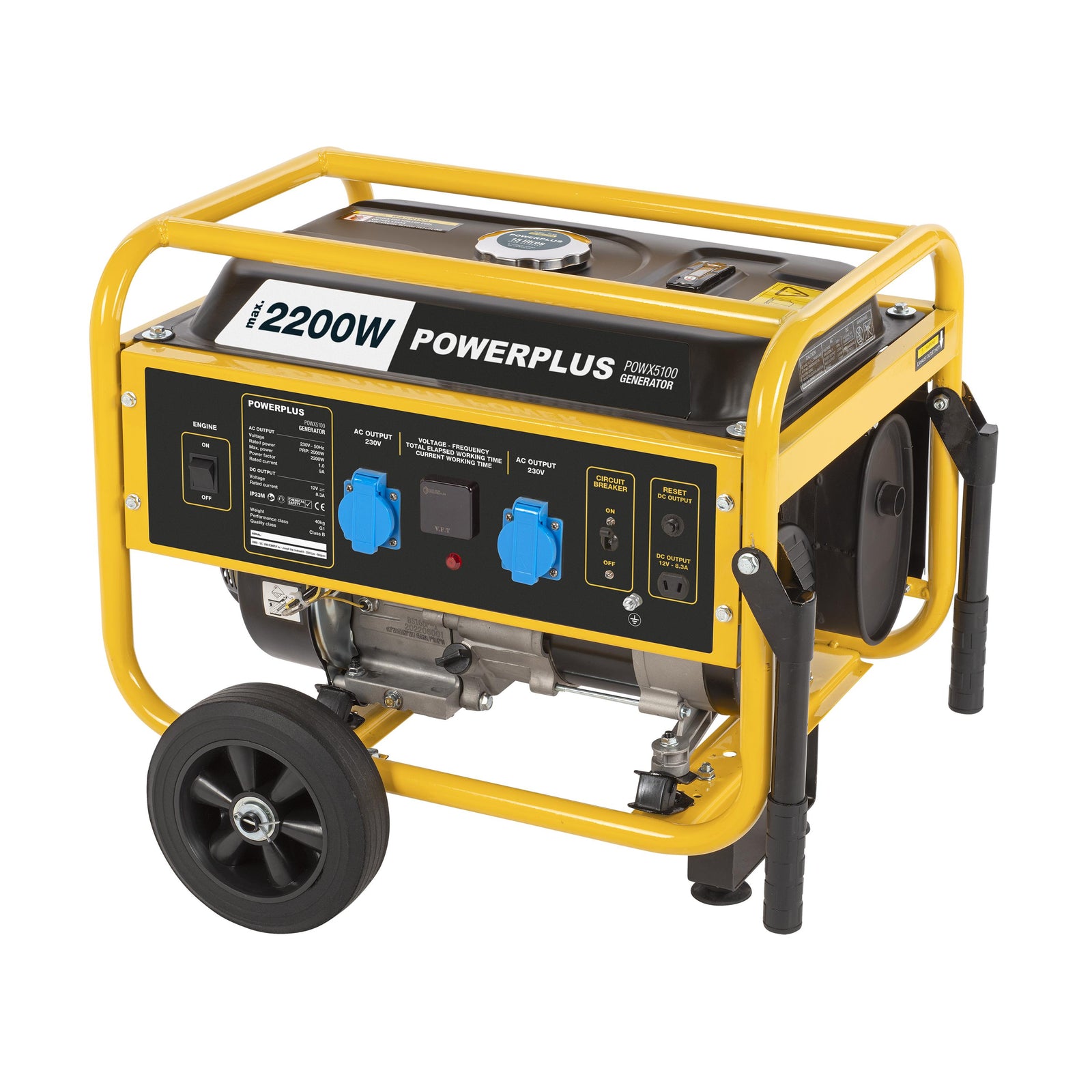 Generator benzin 2200 W 6,5 hk motor