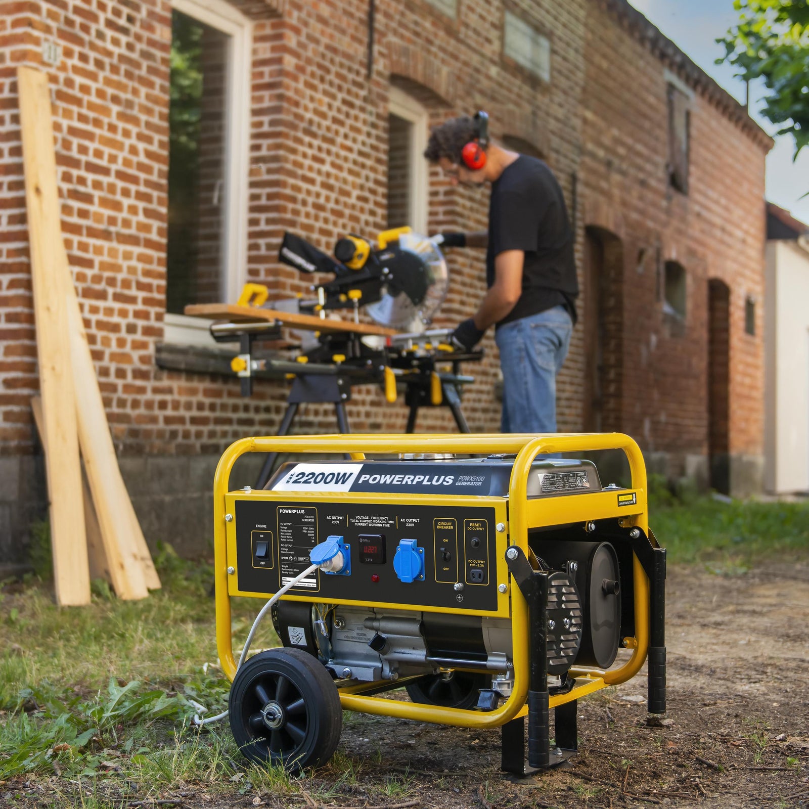 Generator benzin 2200 W 6,5 hk motor