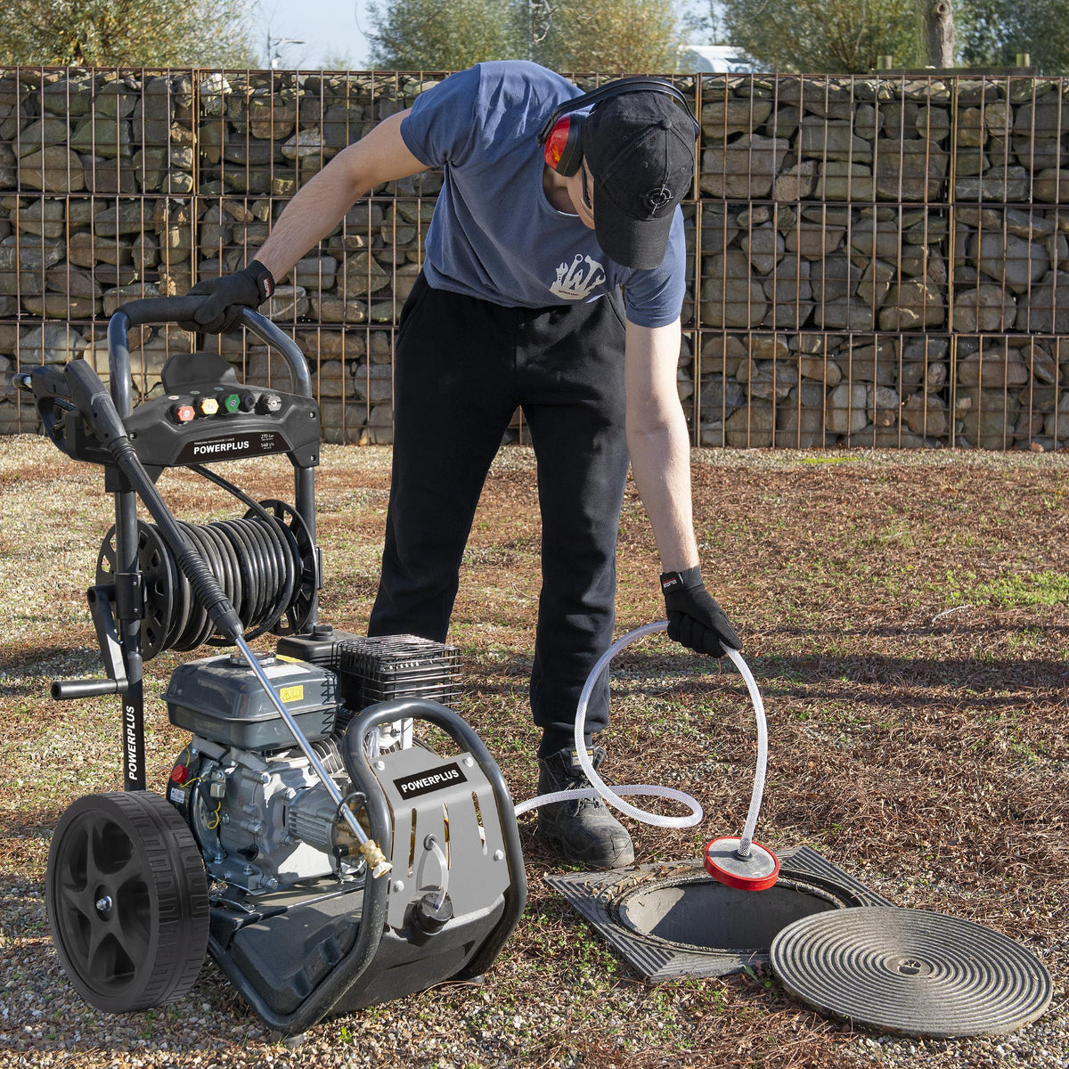 Højtryksrenser mobil med benzinmotor 210cc