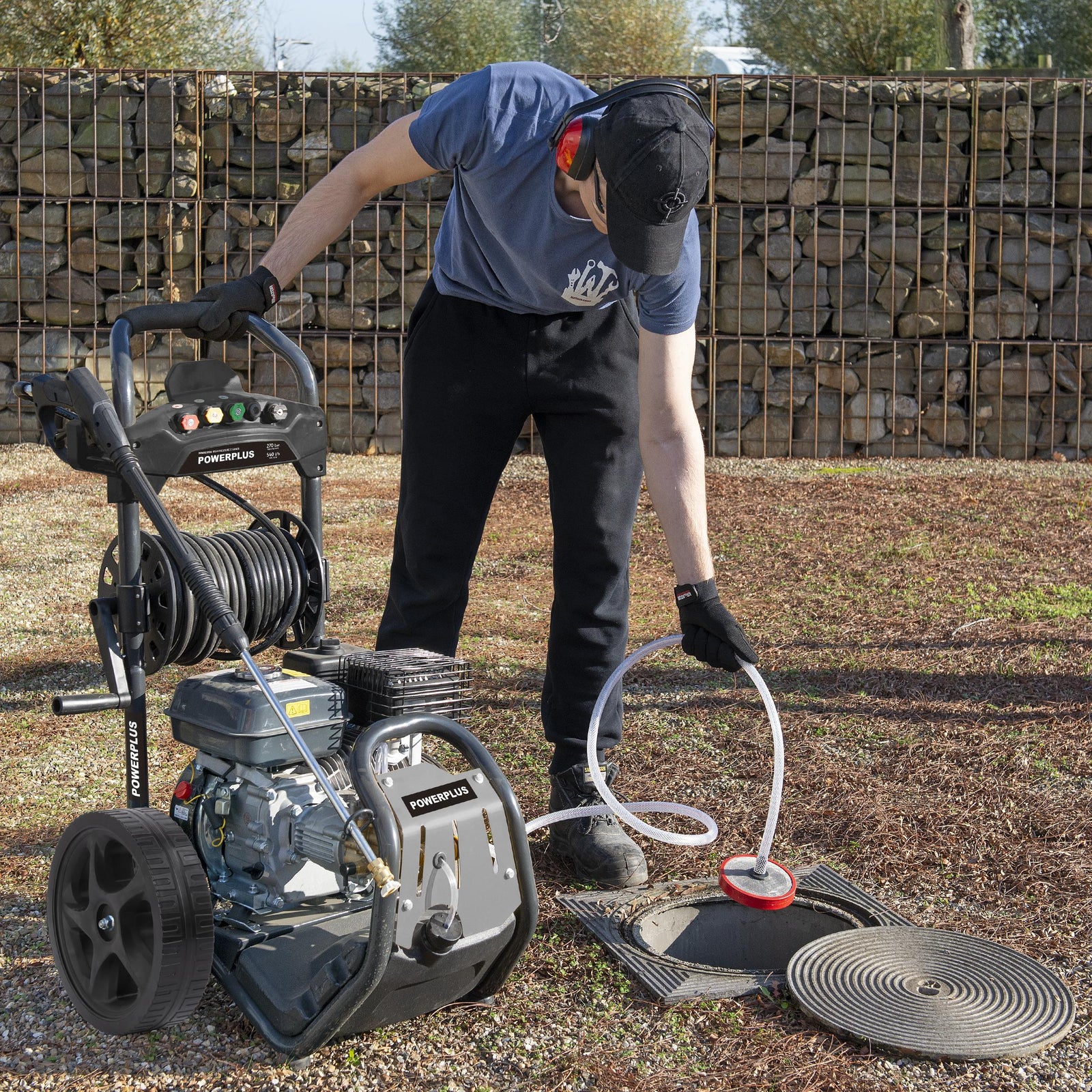 Højtryksrenser mobil med benzinmotor 210cc
