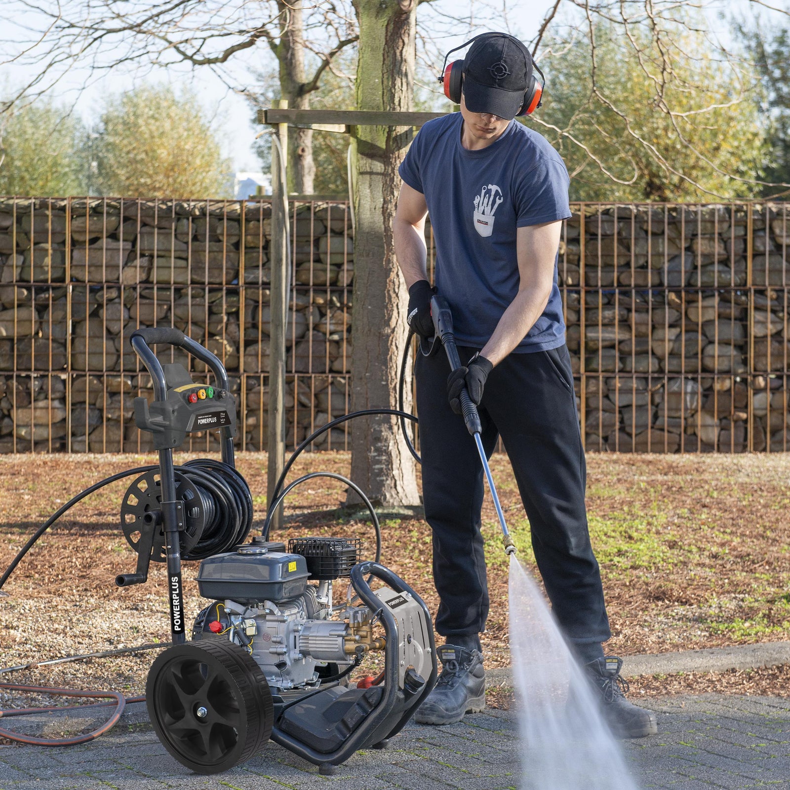 Højtryksrenser mobil med benzinmotor 210cc