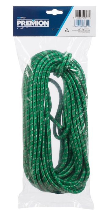 Elastisk rem / presenningssnor 15 meter