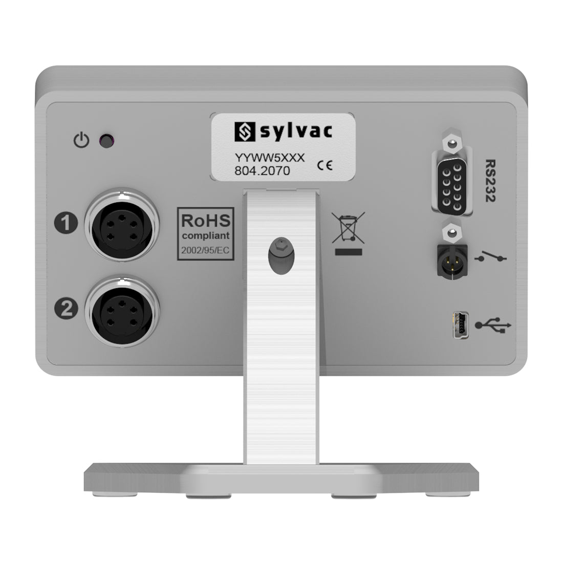Digitalt display D70S med 2 kapacitive probeindgange