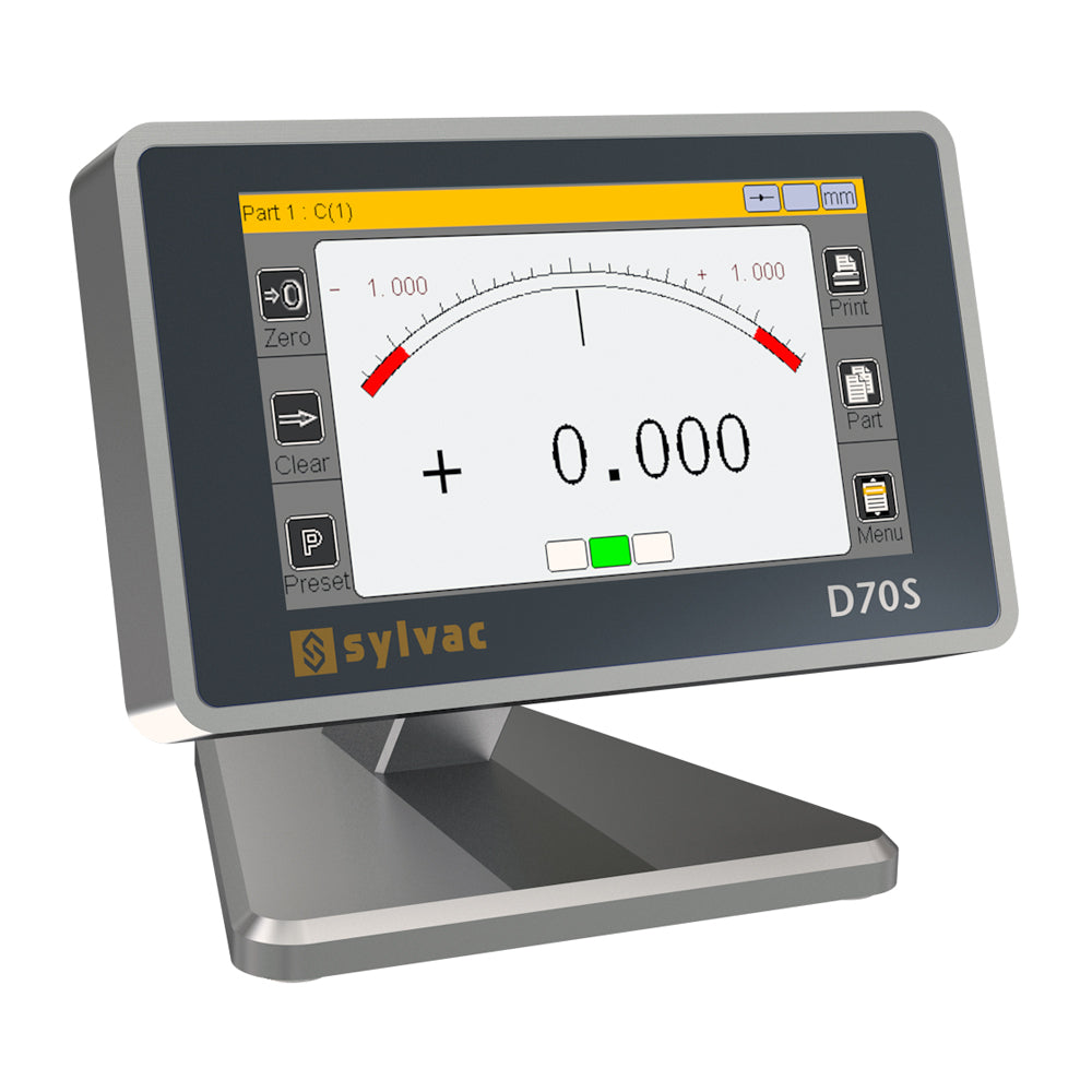 Digitalt display D70S med 2 kapacitive probeindgange