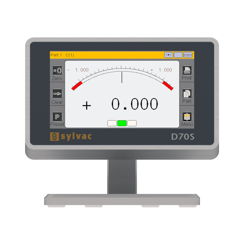 Digitalt display D70S med 2 kapacitive probeindgange