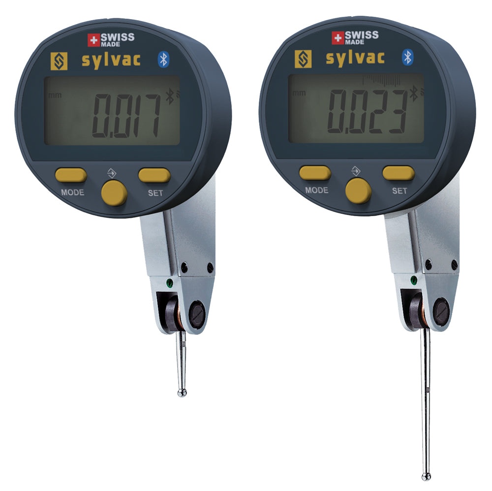 Digital vippeindikator S_DIAL TEST SMART 0,8/2,0 × 0,001 mm IP54 Bluetooth (COMBI MODEL)
