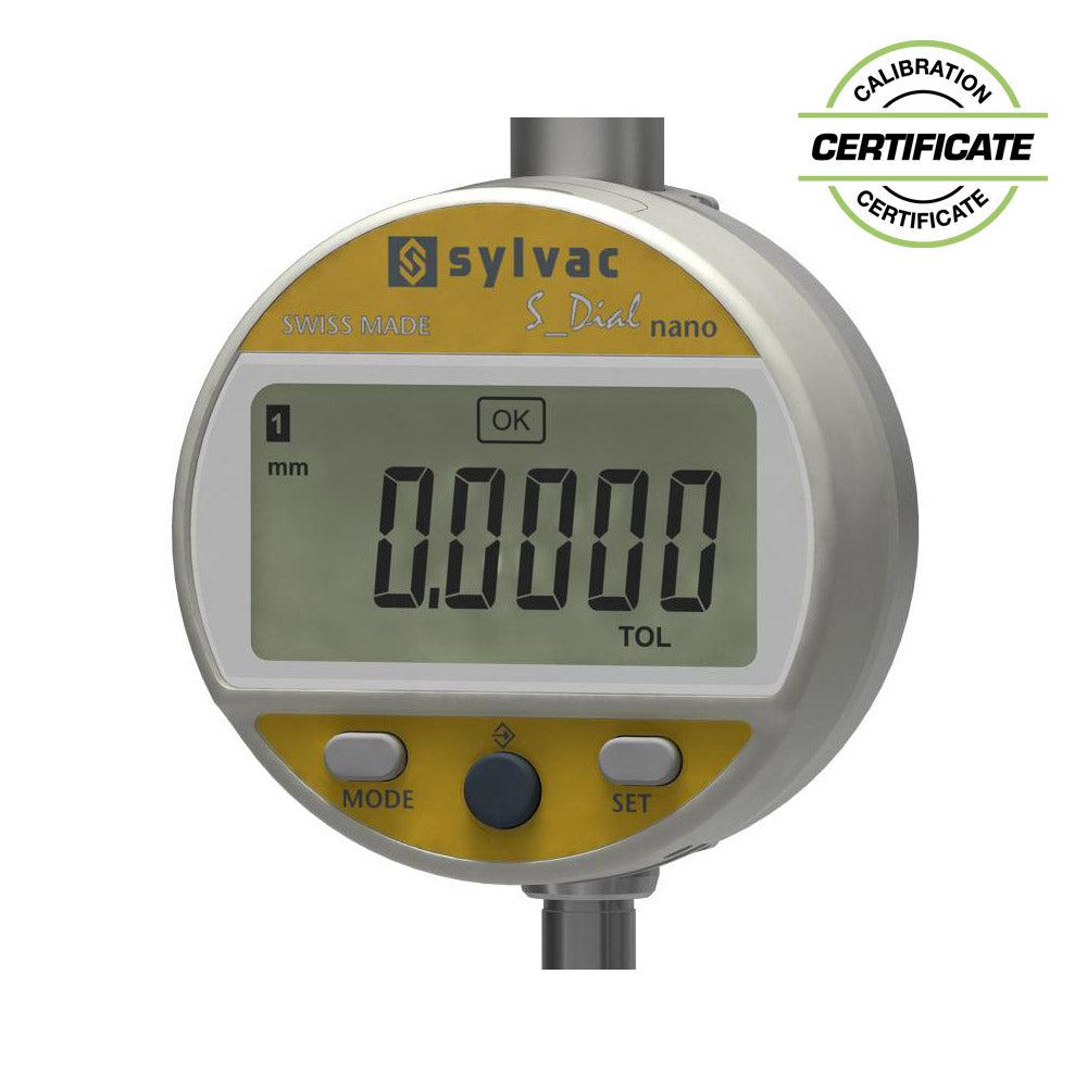 Digitalt måleur S_Dial WORK NANO 12,5 × 0,0001 mm IP54