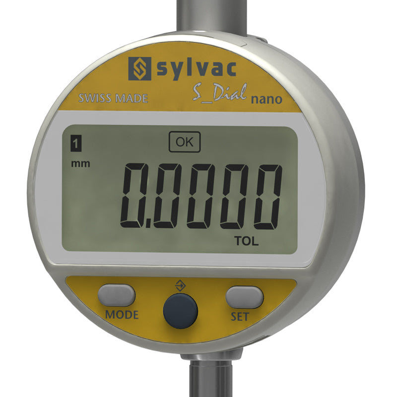 Digitalt måleur S_Dial WORK NANO 25,0 × 0,0001 mm IP54