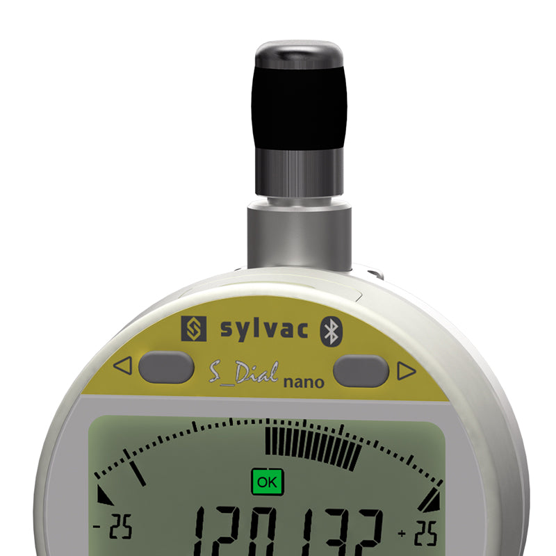 Digitalt måleur S_Dial WORK ANALOG NANO 12,5 × 0,0001 mm IP54 Bluetooth