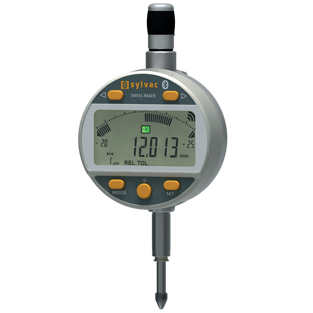 Digitalt måleur S_DIAL WORK ANALOG 12,5 × 0,001 mm IP54 Bluetooth