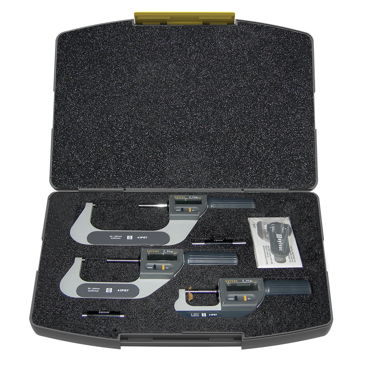 Digital mikrometer S_Mike Pro Smart IP67 0–102 mm (3 stk. i plast kasse) Bluetooth