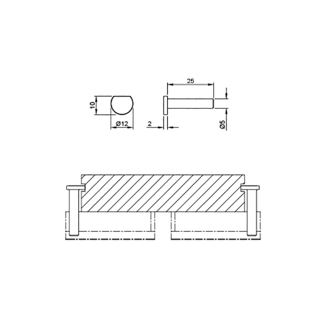 "TGUA014" universal Disc Anvils Int/Ext