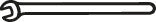 12160 VDE-gaffelnøgle 22 mm