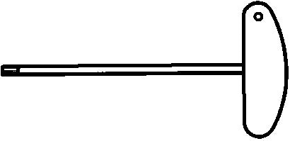 DRALL® 10769 skruetrækker TORX® T50, 130 mm